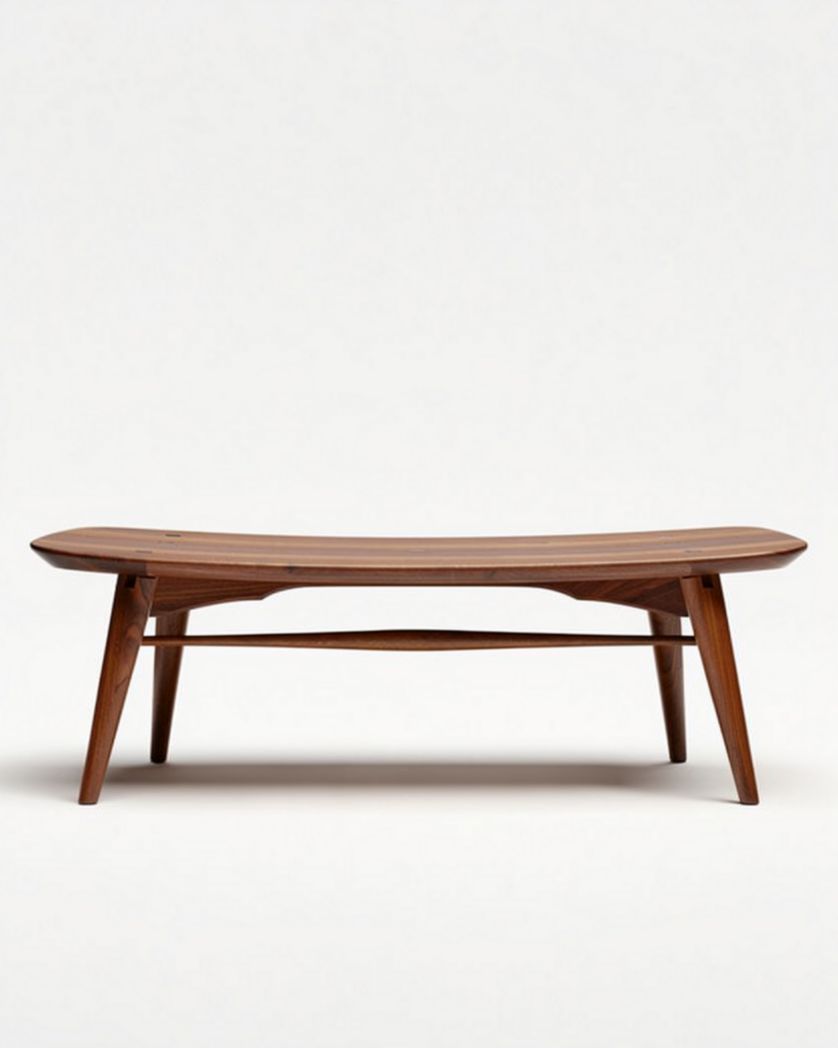 Table basse en bois massif pour le salon - 120 x 60 x 45cm