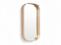 Miroir de salle de bain en bois - Convient pour un usage domestique - 60 x 30 x 5cm