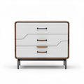 Meuble de rangement avec trois tiroirs pour chambre en MDF - 80 x 40 x 70cm
