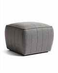 Pouf d'assise pour salon en tissu - 45 x 45 x 30cm